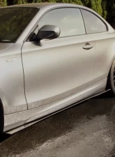 Street Aero Cross Faded Side Skirt Splitter Set BMW 135i 2010                                     - s-ssa-bmw-001-cf-s75.5c - Image 12