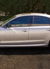 Street Aero Cross Faded Side Skirt Splitter Set Audi A6 Sedan 2017-2019                                     - s-ssa-aud-003-cf-s82.5c - Image 9