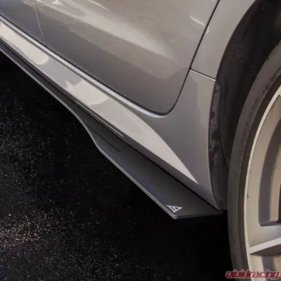 Street Aero Cross Faded Side Skirt Splitter Set Audi A6 Sedan 2017-2019 - s-ssa-aud-003-cf-s82.5c