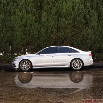 Street Aero Cross Faded Side Skirt Splitter Set Audi A6 Sedan 2017-2019 - s-ssa-aud-003-cf-s82.5c