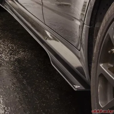 Street Aero Cross Faded Side Skirt Splitter Set Cadillac CTS-V Sedan 2009-2015 - s-ssa-cad-002-cf-s81.5