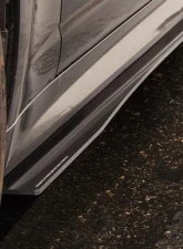Street Aero Cross Faded Side Skirt Splitter Set Cadillac CTS-V Sedan 2009-2015                                     - s-ssa-cad-002-cf-s81.5 - Image 11