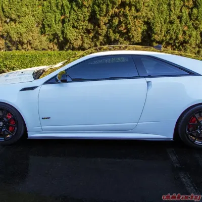 Street Aero Cross Faded Side Skirt Splitter Set Cadillac CTS-V Coupe 2008-2015 - s-ssa-cad-001-cf-s81.5