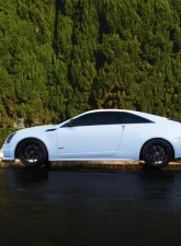 Street Aero Cross Faded Side Skirt Splitter Set Cadillac CTS-V Coupe 2008-2015                                     - s-ssa-cad-001-cf-s81.5 - Image 8