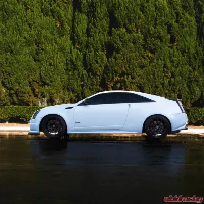 Street Aero Cross Faded Side Skirt Splitter Set Cadillac CTS-V Coupe 2008-2015 - s-ssa-cad-001-cf-s81.5