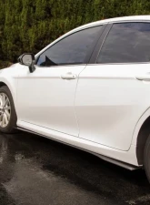 Street Aero Cross Faded Side Skirt Splitter Set Toyota Camry 2018-2023                                     - s-ssa-toy-003-cf-s80.5 - Image 9