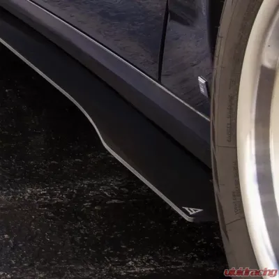 Street Aero Cross Faded Side Skirt Splitter Set Chevrolet Corvette C6 2005-2013 - s-ssa-chv-006-cf-s76