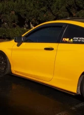 Street Aero Cross Faded Side Skirt Splitter Set Honda Accord Coupe 2012-2017                                     - s-ssa-hon-002-cf-s76.5 - Image 9