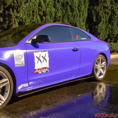 Street Aero Cross Faded Side Skirt Splitter Set Audi S5 Coupe 2008-2012 - s-ssa-aud-001-cf-s79