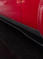 Street Aero Cross Faded Side Skirt Splitter Set Dodge Challenger RT Widebody 2019-2022                                     - s-ssa-dge-001-cf-s82 - Image 10