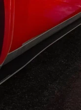 Street Aero Cross Faded Side Skirt Splitter Set Dodge Challenger RT Widebody 2019-2022                                     - s-ssa-dge-001-cf-s82 - Image 11