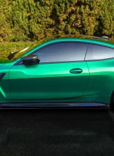 Street Aero Cross Faded Side Skirt Splitter Set BMW M4 G82 Coupe 2022                                     - s-ssa-bmw-012-cf-s82c - Image 9