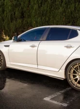 Street Aero Cross Faded Side Skirt Splitter Set Kia Optima 2011-2015                                     - s-ssa-kia-002-cf-s80 - Image 9