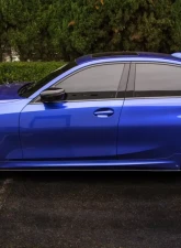 Street Aero Cross Faded Side Skirt Splitter Set BMW M340i G20 2020                                     - s-ssa-bmw-008-cf-s82.5c - Image 9