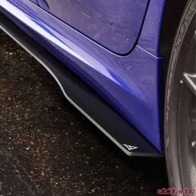 Street Aero Cross Faded Side Skirt Splitter Set BMW M340i G20 2020 - s-ssa-bmw-008-cf-s82.5c
