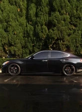 Street Aero Cross Faded Side Skirt Splitter Set Infiniti M37 2011-2019                                     - s-ssa-inf-005-cf-s74.5 - Image 8