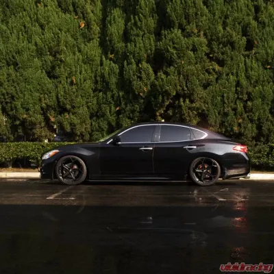 Street Aero Cross Faded Side Skirt Splitter Set Infiniti M37 2011-2019 - s-ssa-inf-005-cf-s74.5