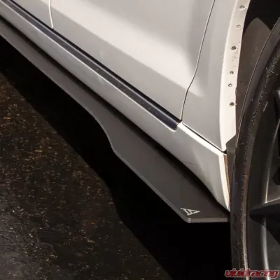 Street Aero Cross Faded Side Skirt Splitter Set Chevrolet Malibu LT 2008-2012 - s-ssa-chv-010-cf-s82