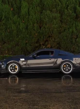 Street Aero Cross Faded Side Skirt Splitter Set Ford Mustang GT 2013-2014                                     - s-ssa-frd-006-cf-s75 - Image 8