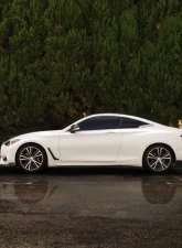 Street Aero Cross Faded Side Skirt Splitter Set Infiniti Q60 2017-2022                                     - s-ssa-inf-009-cf-s83 - Image 8