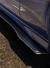 Street Aero Cross Faded Side Skirt Splitter Set Acura RSX 2002-2006                                     - s-ssa-acu-002-cf-s69.5 - Image 11