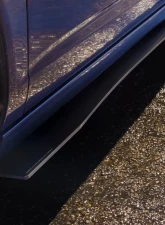 Street Aero Cross Faded Side Skirt Splitter Set Acura RSX 2002-2006                                     - s-ssa-acu-002-cf-s69.5 - Image 13
