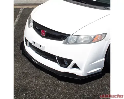 Street Aero Front Splitter Honda Civic Sedan w/ Mugen Front Bumper 2006-2011 - s-fsa-hon-11