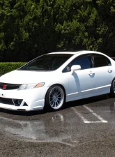 Street Aero Front Splitter Honda Civic Sedan w/ Mugen Front Bumper 2006-2011                                     - s-fsa-hon-11 - Image 3
