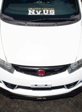 Street Aero Front Splitter Honda Civic Sedan w/ Mugen Front Bumper 2006-2011                                     - s-fsa-hon-11 - Image 5
