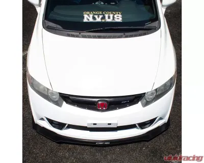Street Aero Front Splitter Honda Civic Sedan w/ Mugen Front Bumper 2006-2011 - s-fsa-hon-11