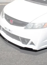 Street Aero Front Splitter Honda Civic Sedan w/ Mugen Front Bumper 2006-2011                                     - s-fsa-hon-11 - Image 5