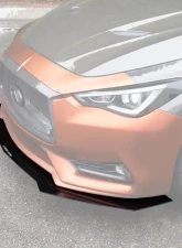 Street Aero Front Splitter Infiniti Q60S 2017-2022                                     - s-fsa-inf-12 - Image 2