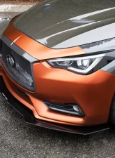 Street Aero Front Splitter Infiniti Q60S 2017-2022                                     - s-fsa-inf-12 - Image 3