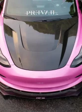Street Aero Front Splitter Tesla Model 3 w/ Aftermarket Front Lip 2017-2023                                     - s-fsa-tes-02 - Image 5