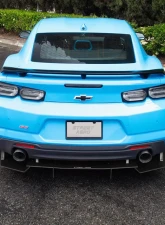 Street Aero Rear Diffuser Chevrolet Camaro SS w/ Dual Exhaust 2016-2023                                     - s-rda-chv-06-e1 - Image 3