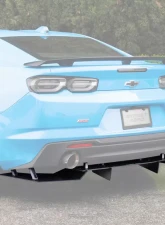 Street Aero Rear Diffuser Chevrolet Camaro SS w/ Dual Exhaust 2016-2023                                     - s-rda-chv-06-e1 - Image 4