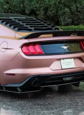 Street Aero Rear Diffuser Ford Mustang w/ EcoBoost 2018-2022                                     - s-rda-frd-08-e1 - Image 2