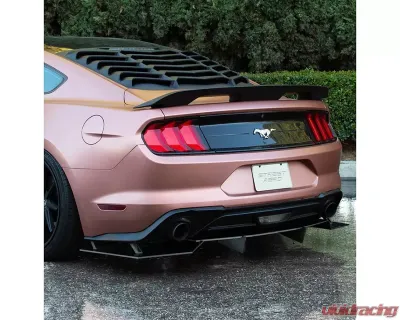 Street Aero Rear Diffuser Ford Mustang w/ EcoBoost 2018-2022 - s-rda-frd-08-e1
