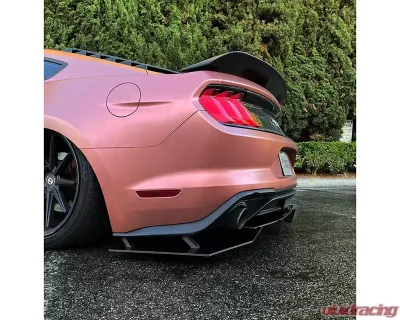 Street Aero Rear Diffuser Ford Mustang w/ EcoBoost 2018-2022 - s-rda-frd-08-e1