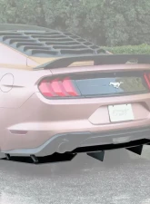 Street Aero Rear Diffuser Ford Mustang w/ EcoBoost 2018-2022                                     - s-rda-frd-08-e1 - Image 4