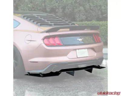 Street Aero Rear Diffuser Ford Mustang w/ EcoBoost 2018-2022 - s-rda-frd-08-e1