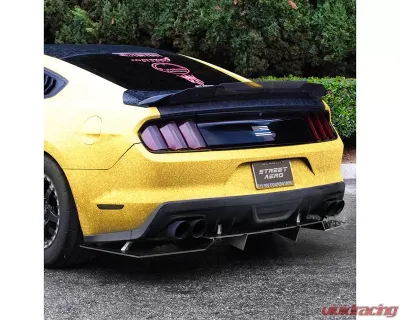 Street Aero Rear Diffuser Ford Mustang w/ Roush Rear Valence 2015-2017 - s-rda-frd-14-e1
