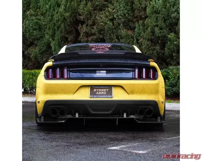 Street Aero Rear Diffuser Ford Mustang w/ Roush Rear Valence 2015-2017 - s-rda-frd-14-e1