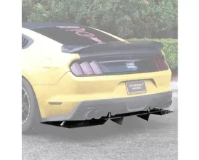 Street Aero Rear Diffuser Ford Mustang w/ Roush Rear Valence 2015-2017