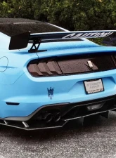 Street Aero Rear Diffuser Ford Mustang GT w/ Performance Package 2018-2023                                     - s-rda-frd-15-e1 - Image 2