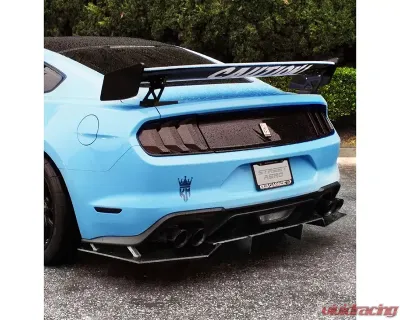 Street Aero Rear Diffuser Ford Mustang GT w/ Performance Package 2018-2023 - s-rda-frd-15-e1