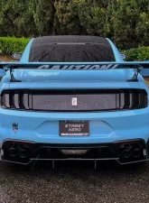 Street Aero Rear Diffuser Ford Mustang GT w/ Performance Package 2018-2023                                     - s-rda-frd-15-e1 - Image 3