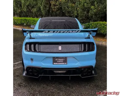 Street Aero Rear Diffuser Ford Mustang GT w/ Performance Package 2018-2023 - s-rda-frd-15-e1