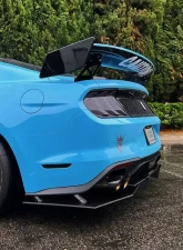 Street Aero Rear Diffuser Ford Mustang GT w/ Performance Package 2018-2023                                     - s-rda-frd-15-e1 - Image 4