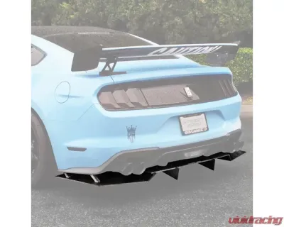 Street Aero Rear Diffuser Ford Mustang GT w/ Performance Package 2018-2023 - s-rda-frd-15-e1
